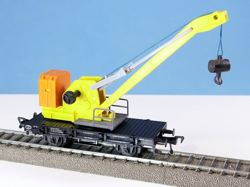 Fleischmann 5019 kranwagen - h0,
