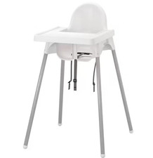 IKEA Antilop Kinderhochstuhl mit Tablett - Weiss