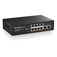Ethernet Switch 10 Ports PoE+