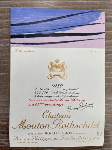 Etikett château mouton - etikett,