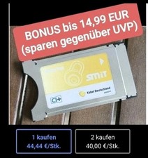 💰Original Zubehör ✅  SMIT Kabel CI+ Modul gelb     kein SmarDTV Kabel CI+ Modul