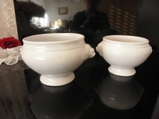 2 Löwenkopf Suppentassen