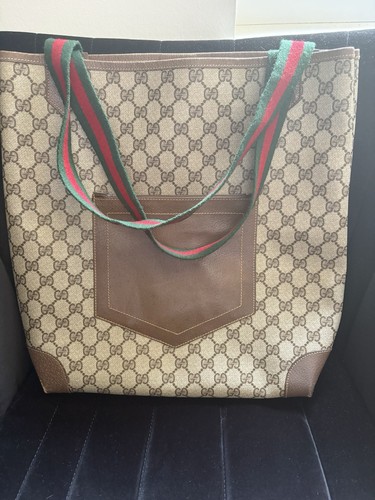 Gucci canvas tragetasche - gucci,
