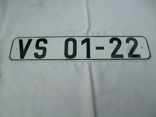 Ddr nummernschild 01 22 - , vs