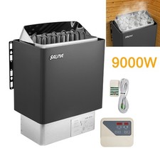 9000W Elektrischer Saunaofen mit Digitalsteuerung für 9-13m³ Saunabereich NEU