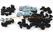 Ducati Panigale V2 Schwarze Aluminium Verkleidung Schrauben Clips Kit Ab 2020