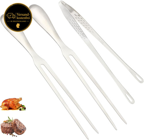 Fleischgabel edelstahl set - 2,