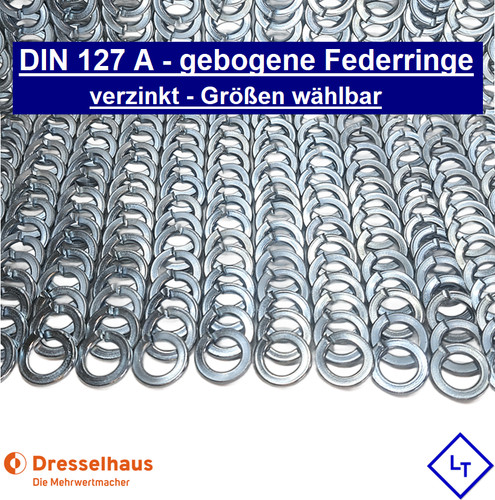 Din 127 federring sperrringe - din, a