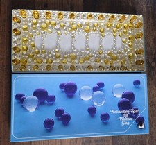 Walther Glas Kuchenplatte, Stollenplatte Bolero, Gelb Bubbles 33 x 15 cm