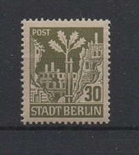 SBZ -Berlin und Brandenburg 7A  mit Schantl  Plf. f33   (Bären) postfrisch