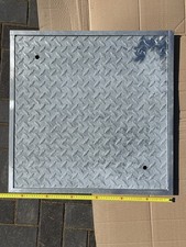 Schachtabdeckung SA-60 verzinkt begehbar 600 x 600 mm Schachtdeckel quadratisch