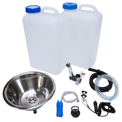 12v camping spüle rund 28cm - 12v,