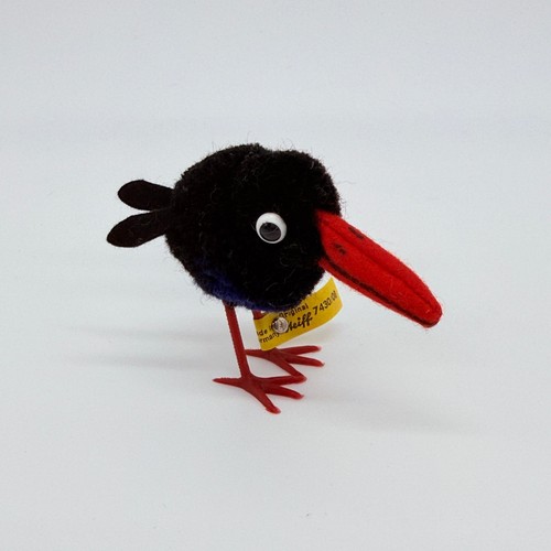 Steiff wollminiatur vogel rabe - steiff,