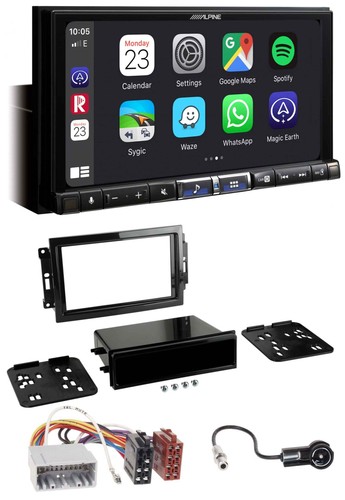 Alpine 2din dab usb mp3 - alpine,