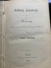 Ludwig Feuerbach. Aussprüche