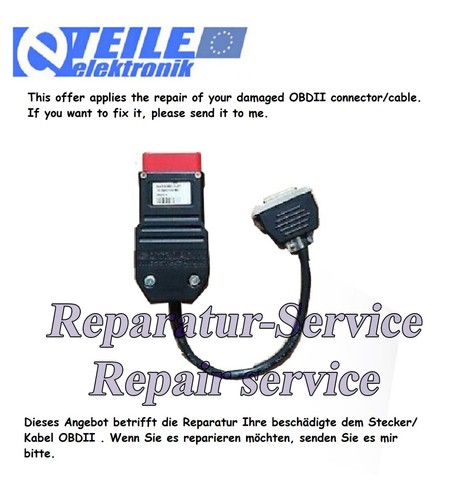 Reparatur von dem - , stecker/
