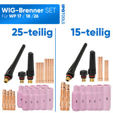 WIG Brenner Zubehör - TIG Set für WIG Schweißbrenner WP 17 / 18 / 26 - 15-25 Stk