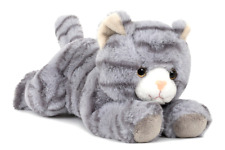 Liegende KATZE grau softweich