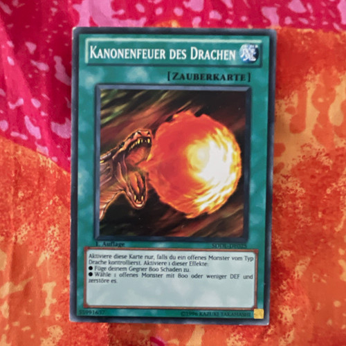 Tcg kanonenfeuer des - yu-gi-oh!,