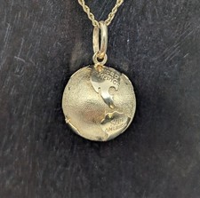 Weltkugel Anhänger 585/14K