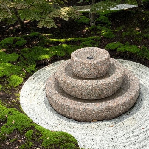 Zen gartenbrunnen granit - gartenbrunnen,