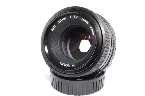 Minolta lens 50mm - lens, f1.7