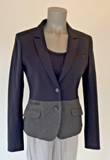 TIGER OF SWEDEN Jacke Blazer schwarz grau Gr 38 slim Viskose Elasthan