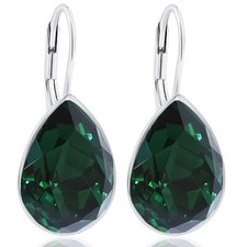 Emerald Ohrringe Silber