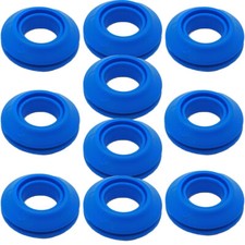 30 blaue Kunststoff Druckknoppfösen 19 mm für Plane, Bodenplatten, Netz & Leinwand
