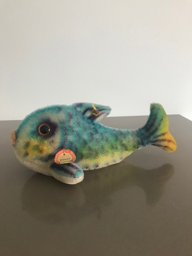 Vintage steiff fisch - steiff, flossy