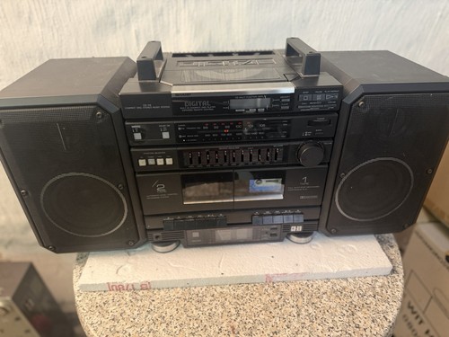 Sharp cd tape - (bk), cd/tape/radio