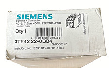 ✅ Siemens 3TF42 22-0BB4 – NEU – Leistungsschütz 18,5 kW 230V 50Hz – 2S+2Ö – 3-po