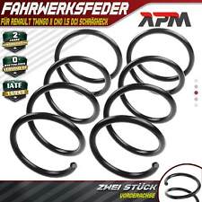 2x Federn Fahrwerksfeder Vorderachse für Renault Twingo 2 CN0 1.5 dCi Schrägheck