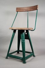 ++ROWAC Hocker seltene Variante++4 Beinen & Rückenlehne++BAUHAUS++