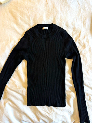 Buck mason black rib - buck, rib-knit