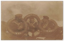 Foto AK Marine Mannschaftsfoto Torpedoboot V 45 XII. Halbflottille Wilhelmshaven
