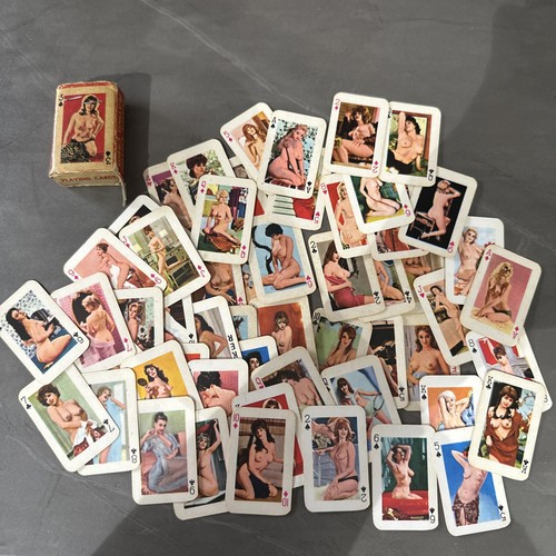 Vintage titbits playing cards - vintage,