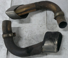 Auspuffblenden Endrohre links