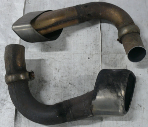 Auspuffblenden endrohre links - auspuffblenden,