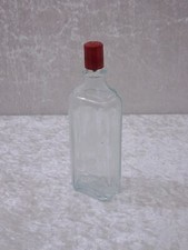Antike Glas Apotheker Flasche Alpecin Haarpflege - Vintage um 1930 - 15,5 cm