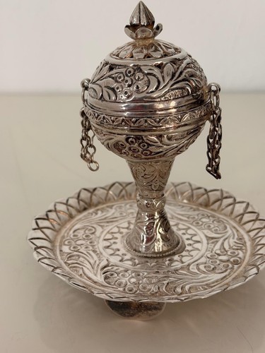 Silber 925 räucher - räucher, gefäß