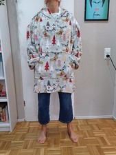 Weihnachtspulli Pulli Oversize Einteiler Xmas Einheitsgröße Weihnachten Warm