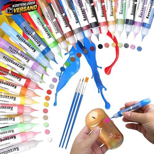 Kerzenstifte set farben zum - kerzenstifte,