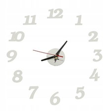 Große Wanduhr zum Aufkleben