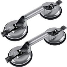 Effizienter Aluminium-Doppel-Saugheber mit 120mm Durchmesser - 100kg Tragkraft