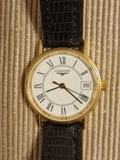 Damen-Armbanduhr Quarz Longines Goldfarben