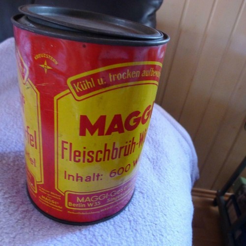 Antike blechdose maggi - antike,