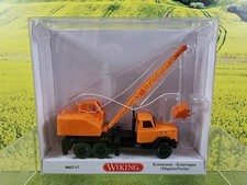 1:87 Wiking 0662 03 Magirus Fuchs Kommunal Kranwagen OVP / S18