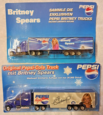 2 US Hauber LKW-Werbemodelle Pepsi und Britney Spears 9  in Blister Maßstab 1:87