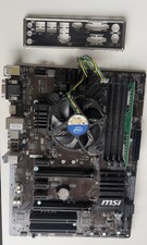 Intel i7 6700 Msi Z170-A  Mainboard 16GB Ram Bundle Top Zustand